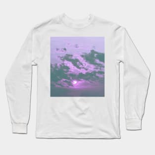 L o F i  a e s t h e t i c sunset Long Sleeve T-Shirt